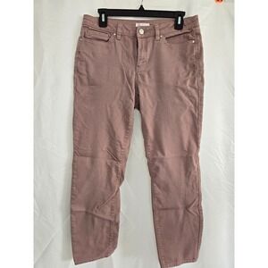 Lauren Conrad Skinny Jeans Dusty Rose Size 10 Women's Crop Pants